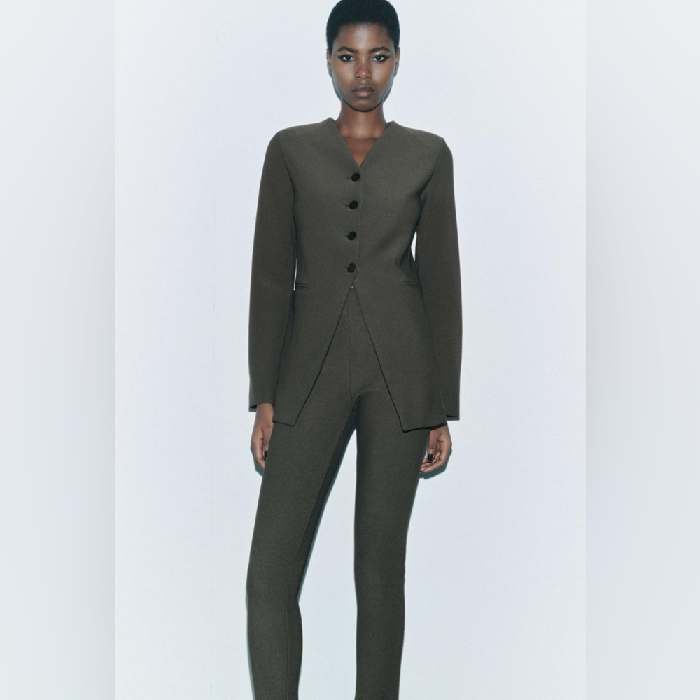 Zara Dark Green Suit Set - Picture 5 of 10